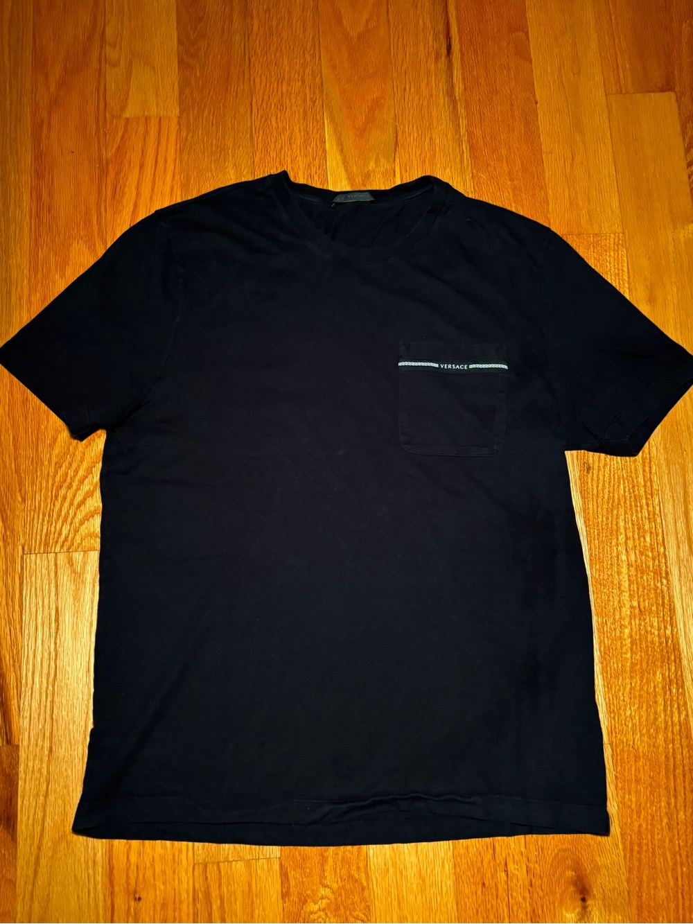 Versace Pocket Logo Main Label Tshirt
